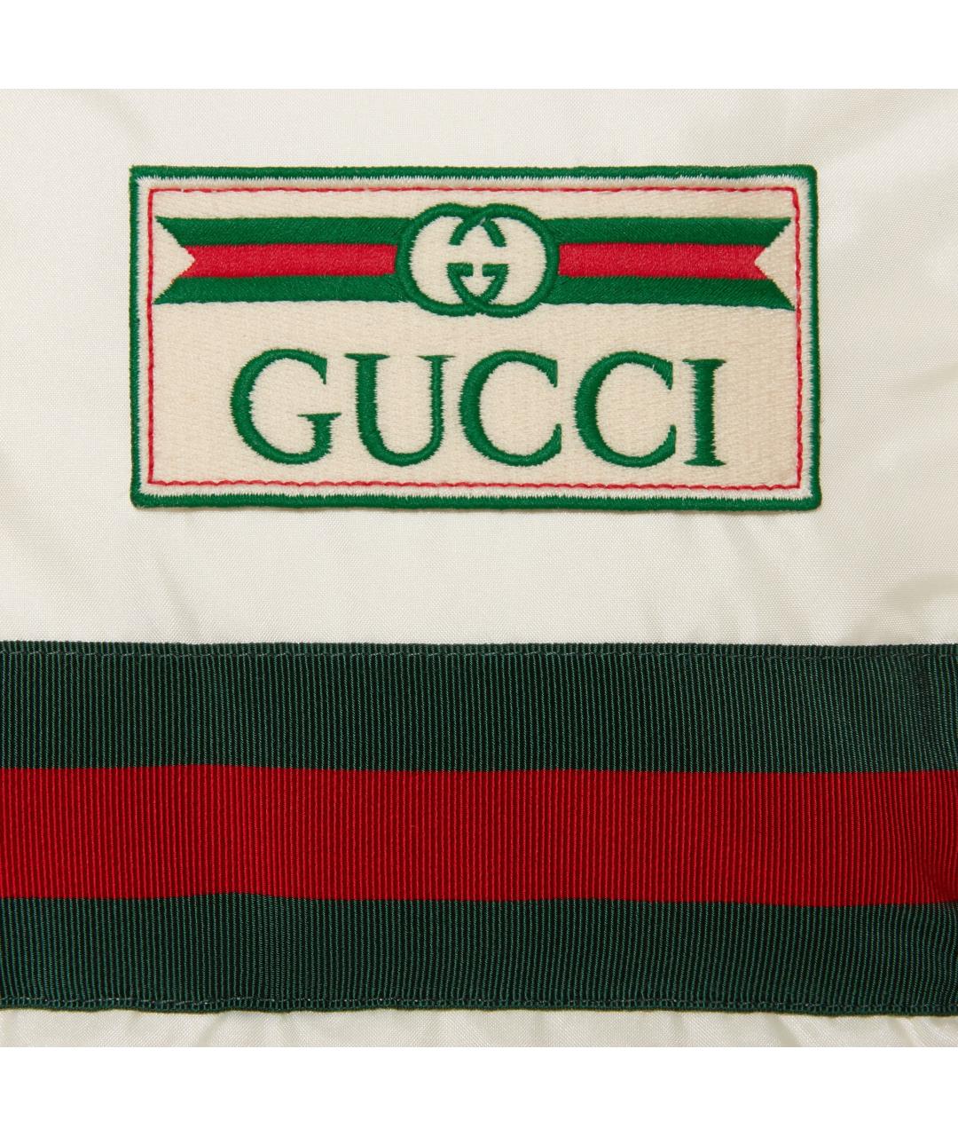 GUCCI Белый полиамидовый пуховик, фото 5