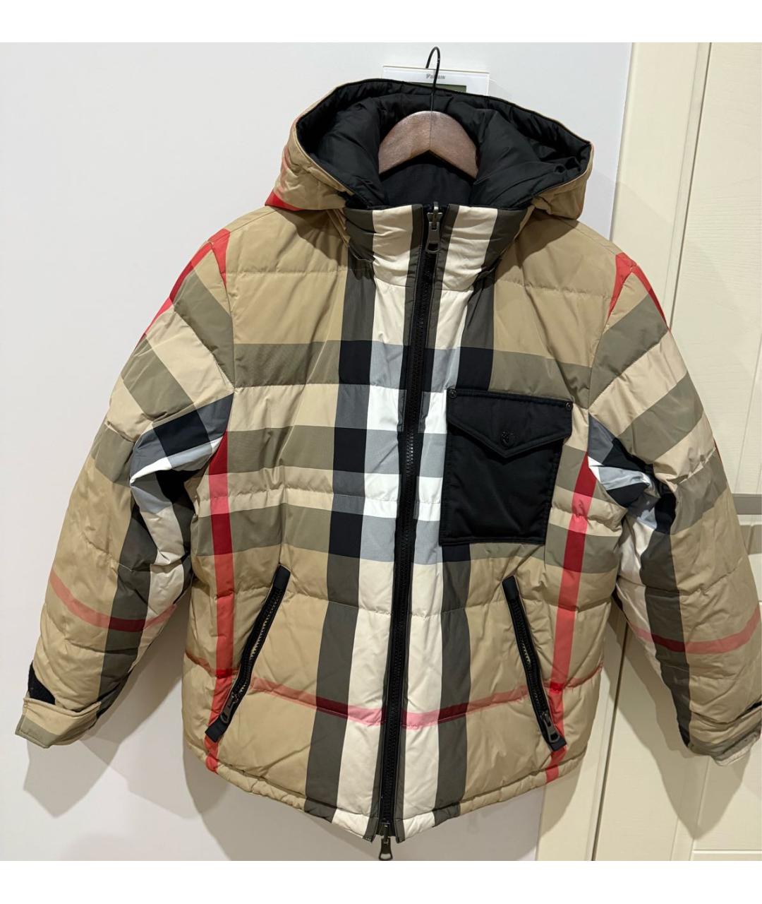 BURBERRY Черный пуховик, фото 5