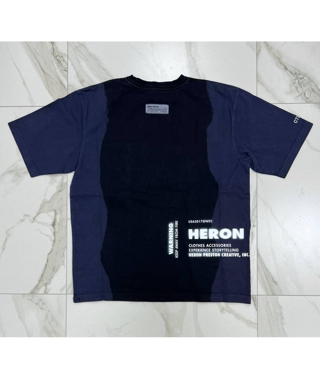 HERON PRESTON Черная футболка, фото 6