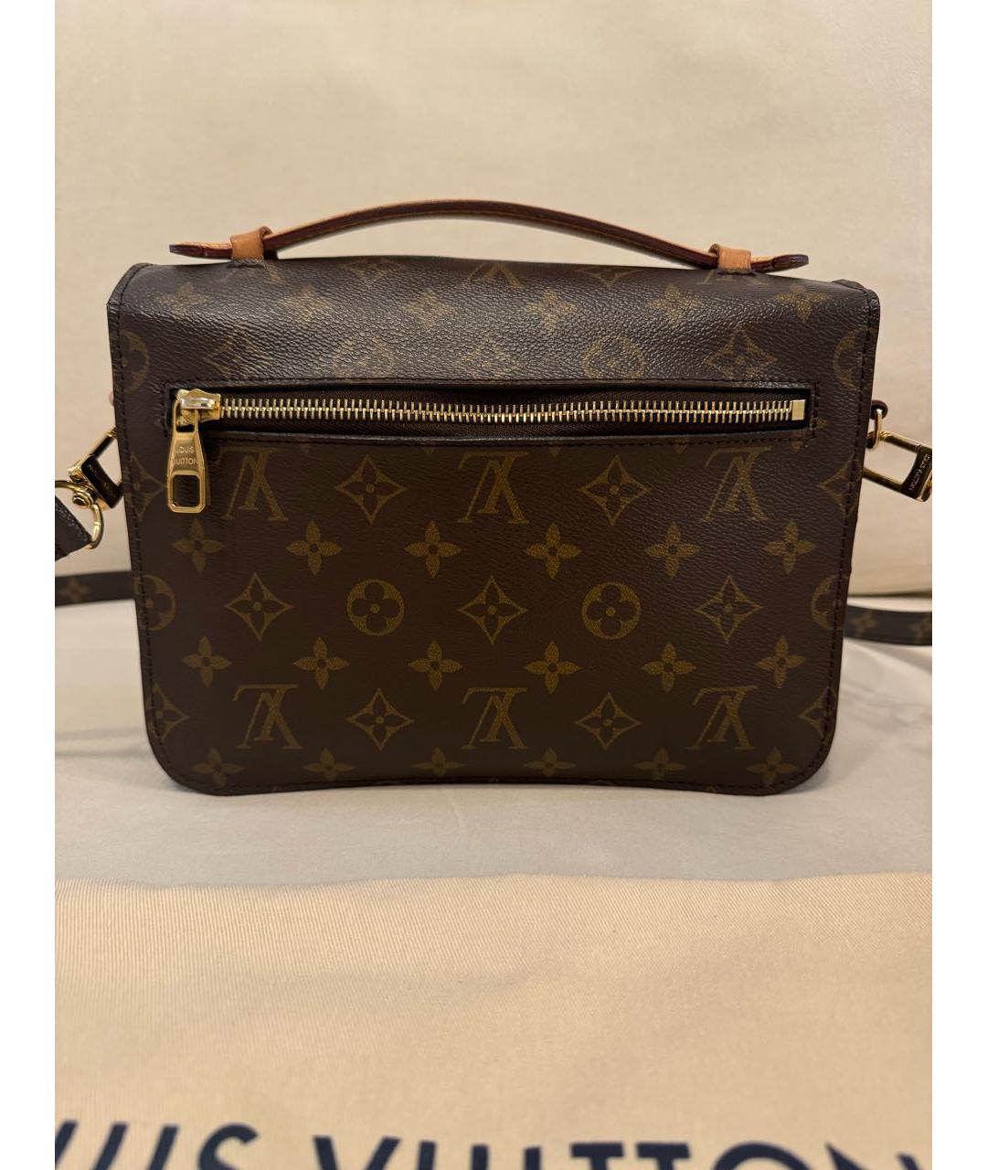 LOUIS VUITTON Коричневая сумка через плечо, фото 3