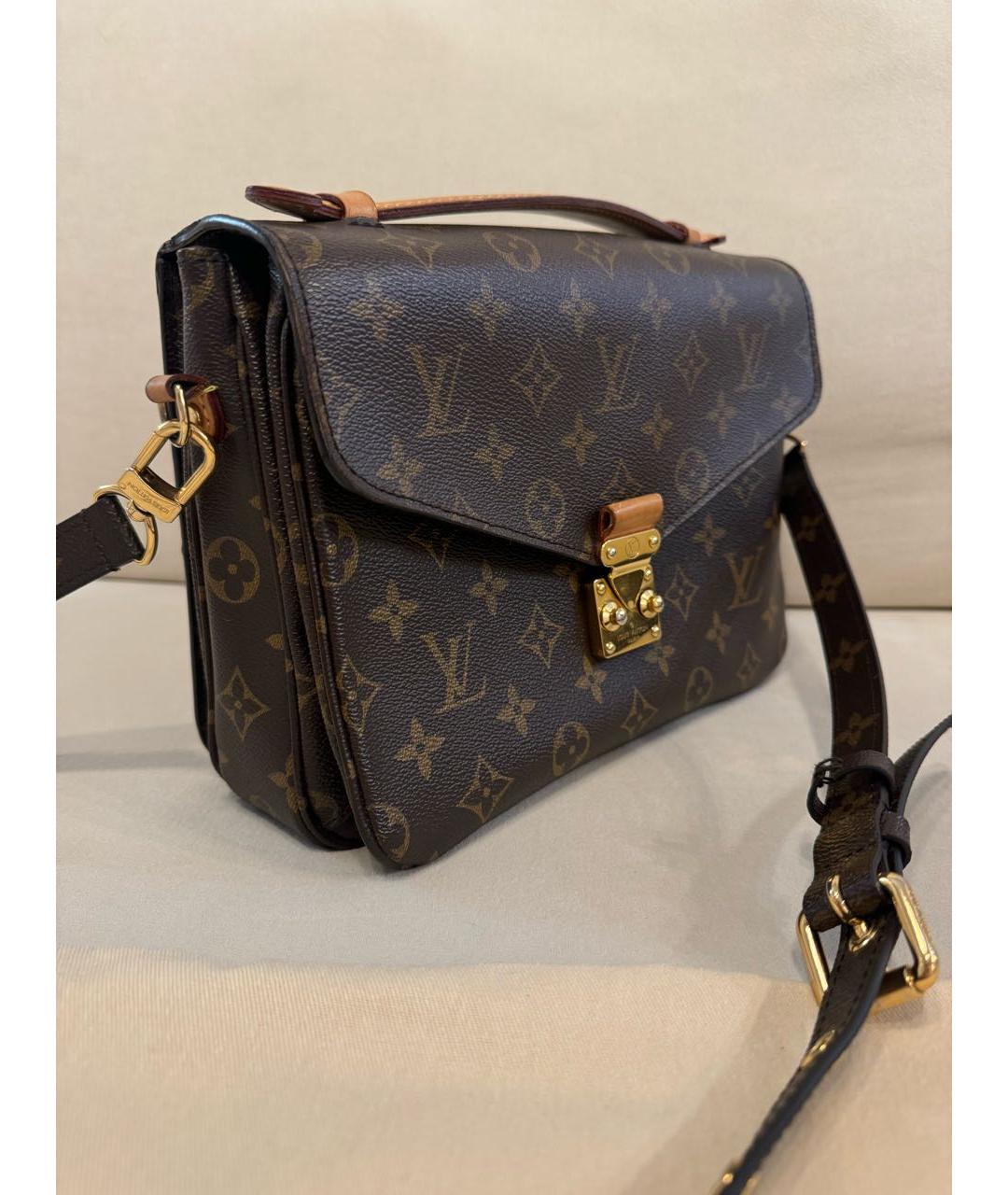 LOUIS VUITTON Коричневая сумка через плечо, фото 2