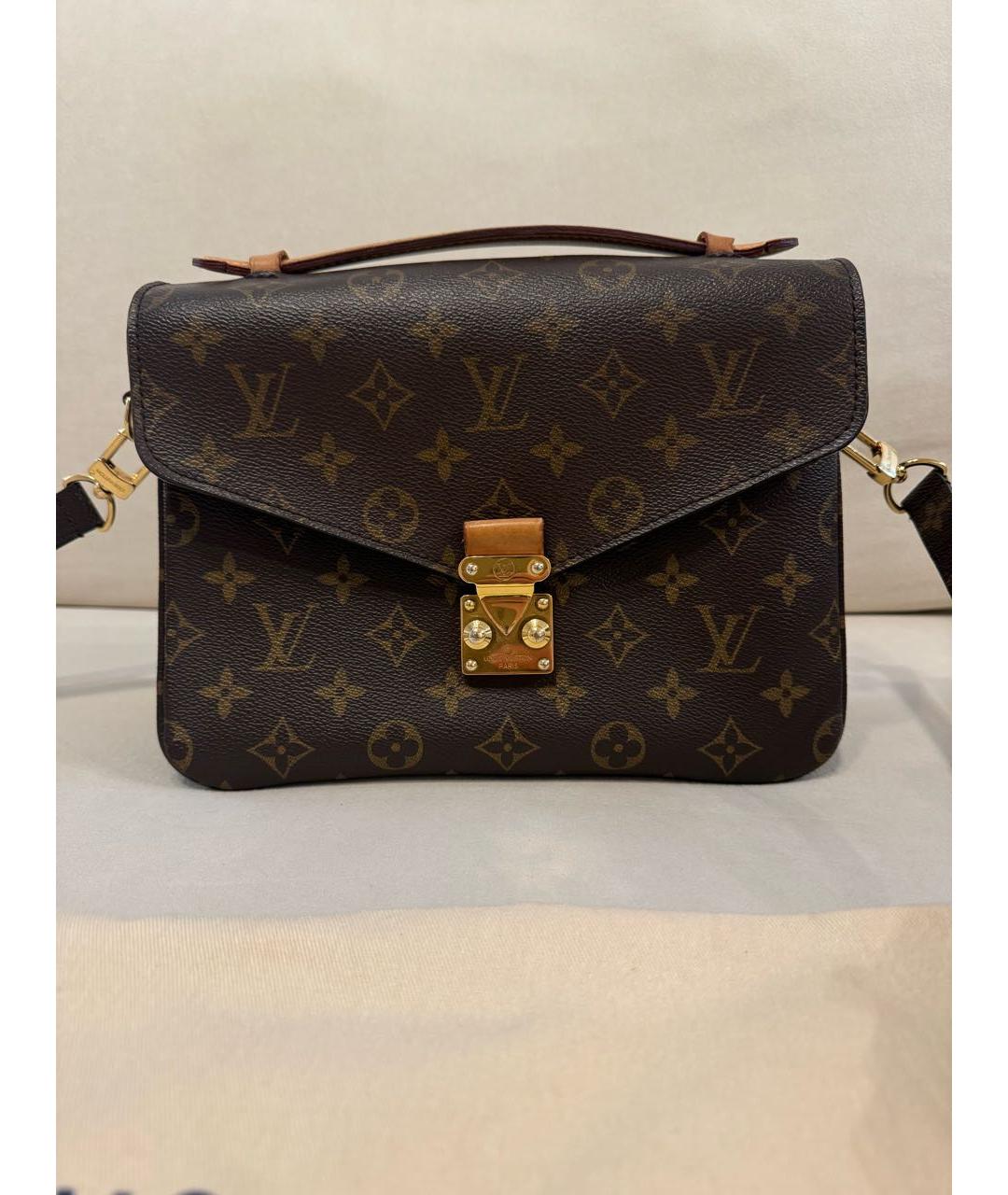 LOUIS VUITTON Коричневая сумка через плечо, фото 8