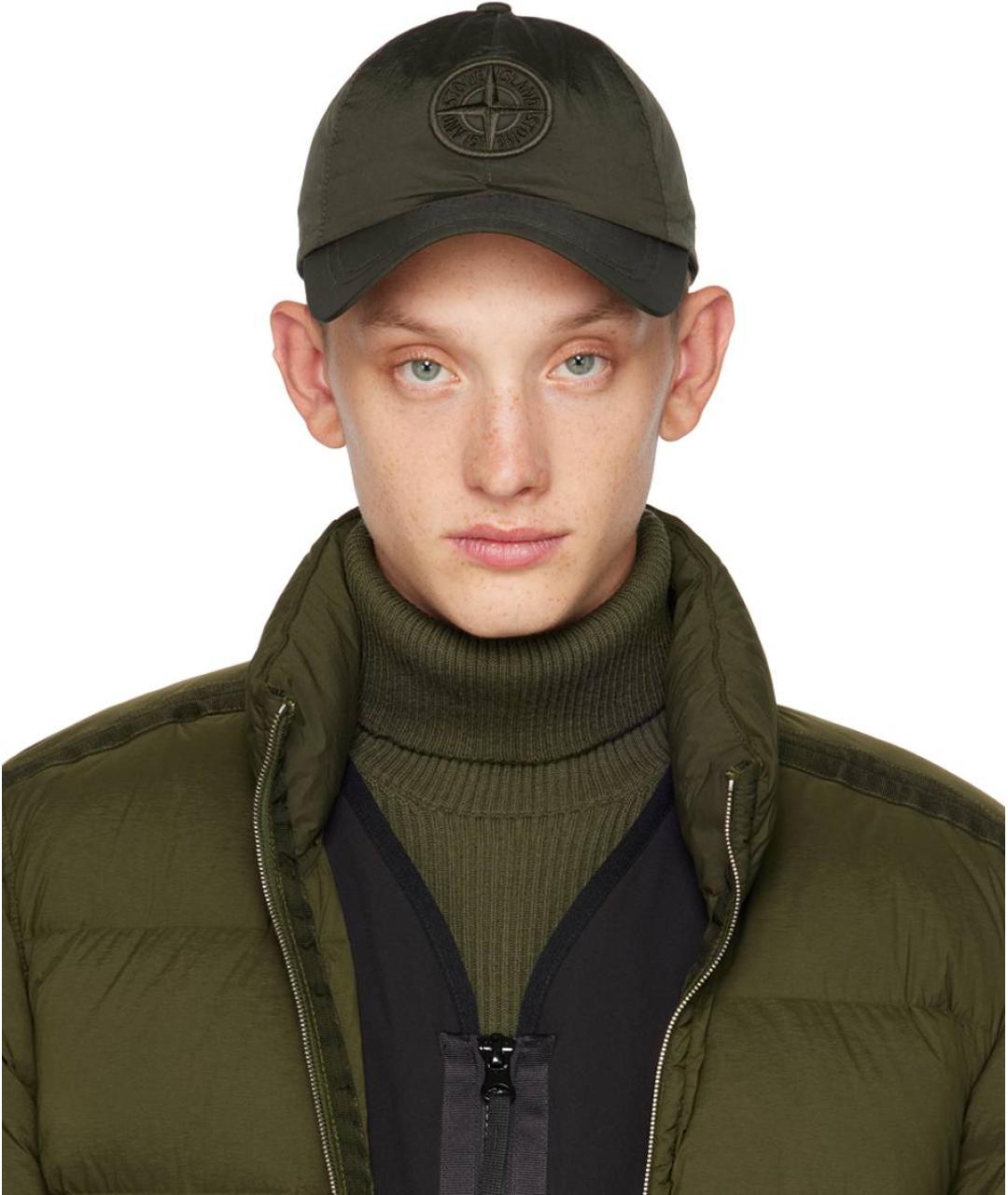 STONE ISLAND Черная кепка/бейсболка, фото 6