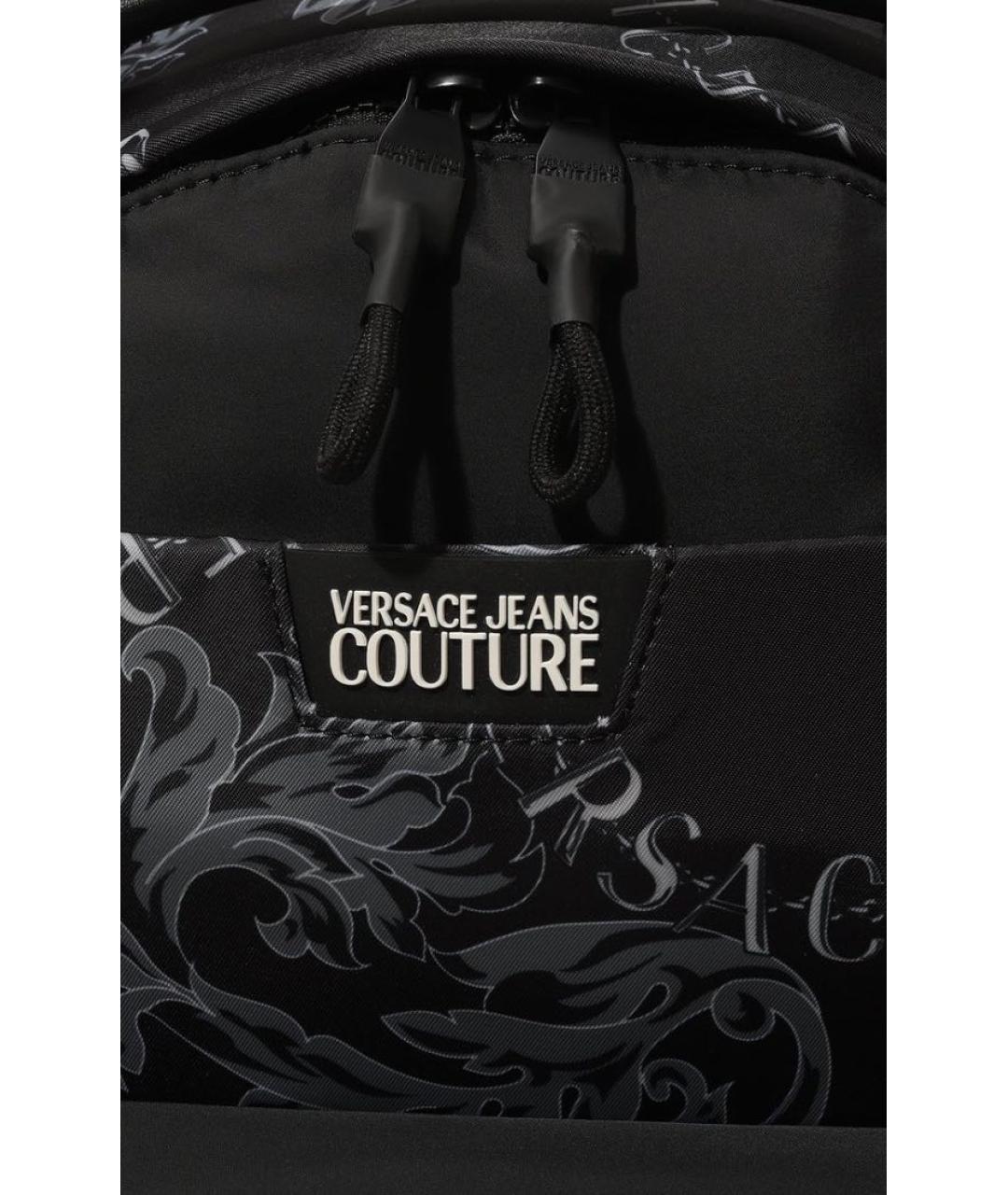 VERSACE JEANS COUTURE Черный рюкзак, фото 5