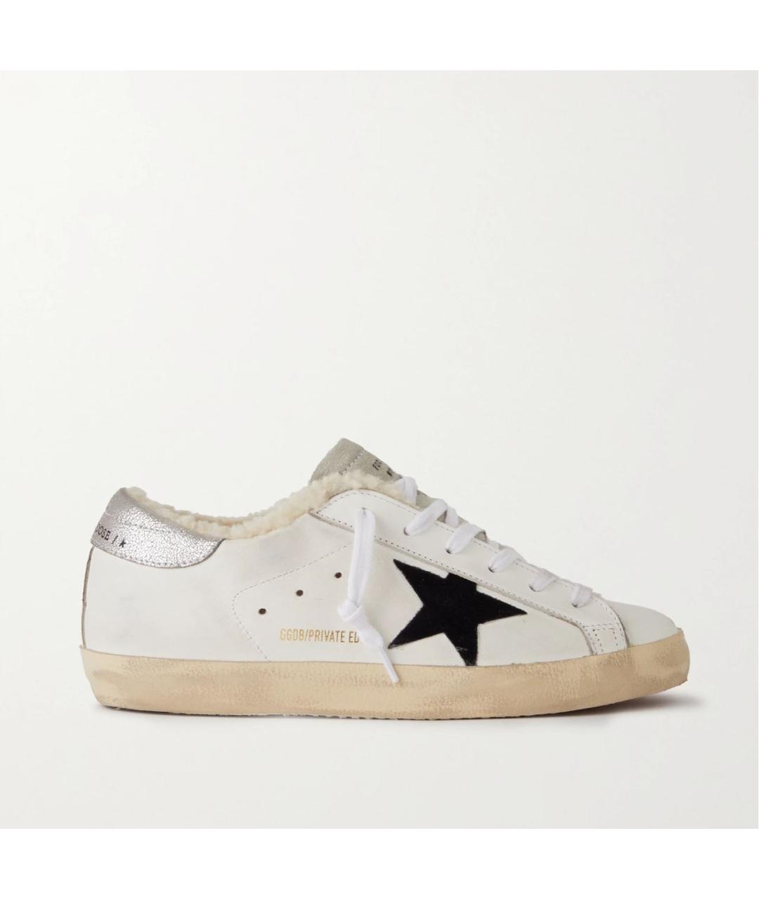 GOLDEN GOOSE DELUXE BRAND Белые кожаные кеды, фото 4