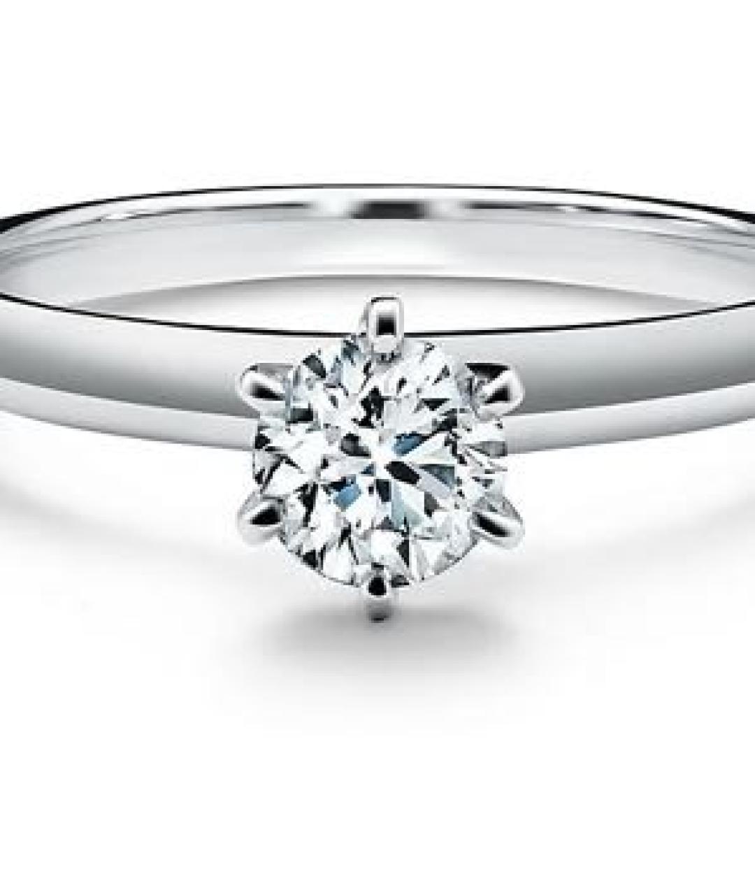 TIFFANY&CO Серебряное платиновое кольцо, фото 2