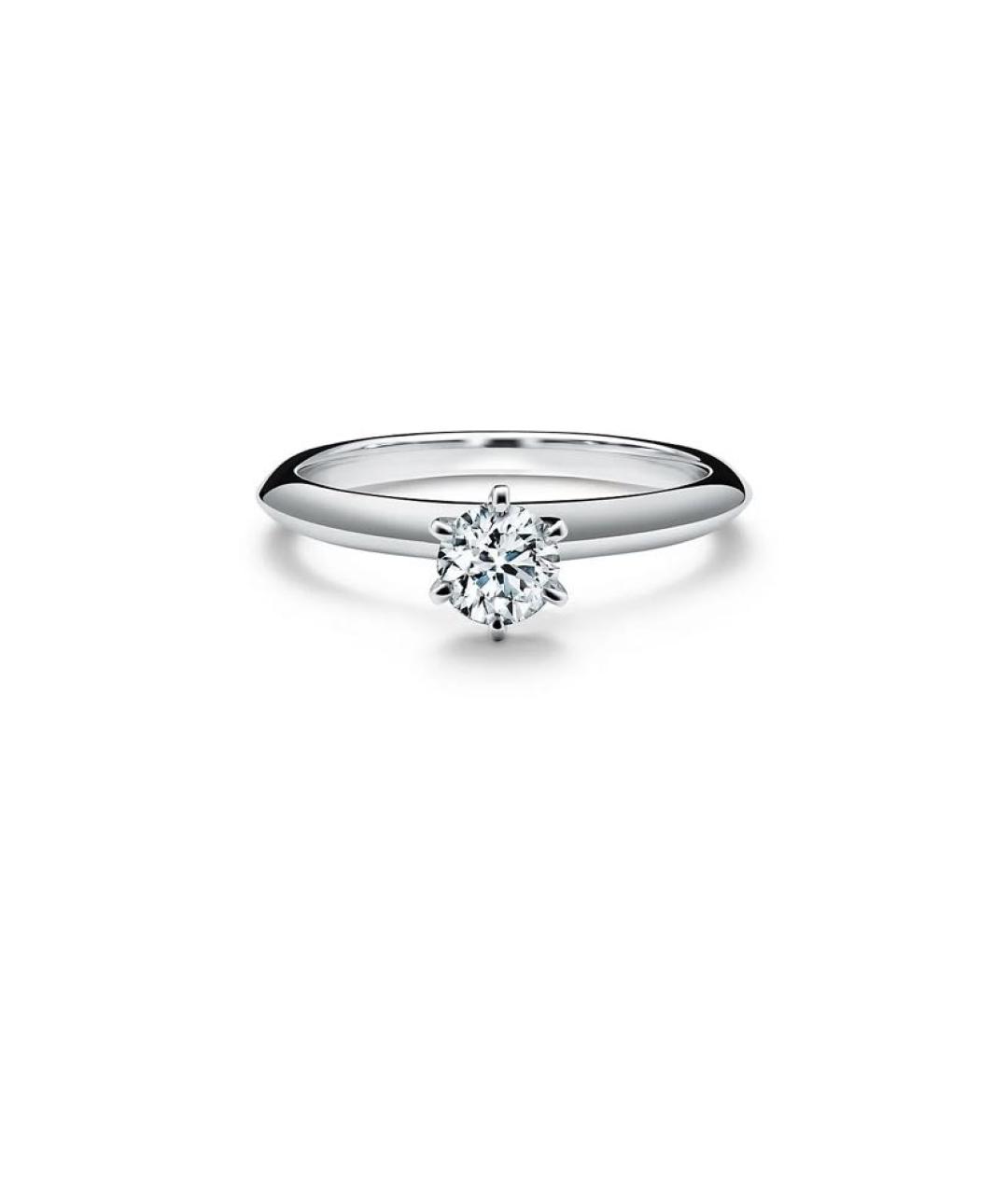 TIFFANY&CO Серебряное платиновое кольцо, фото 3