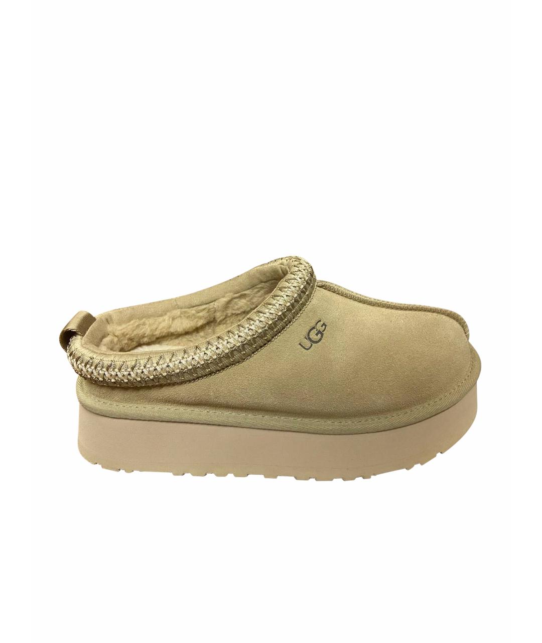 UGG AUSTRALIA Бежевые сабо, фото 1