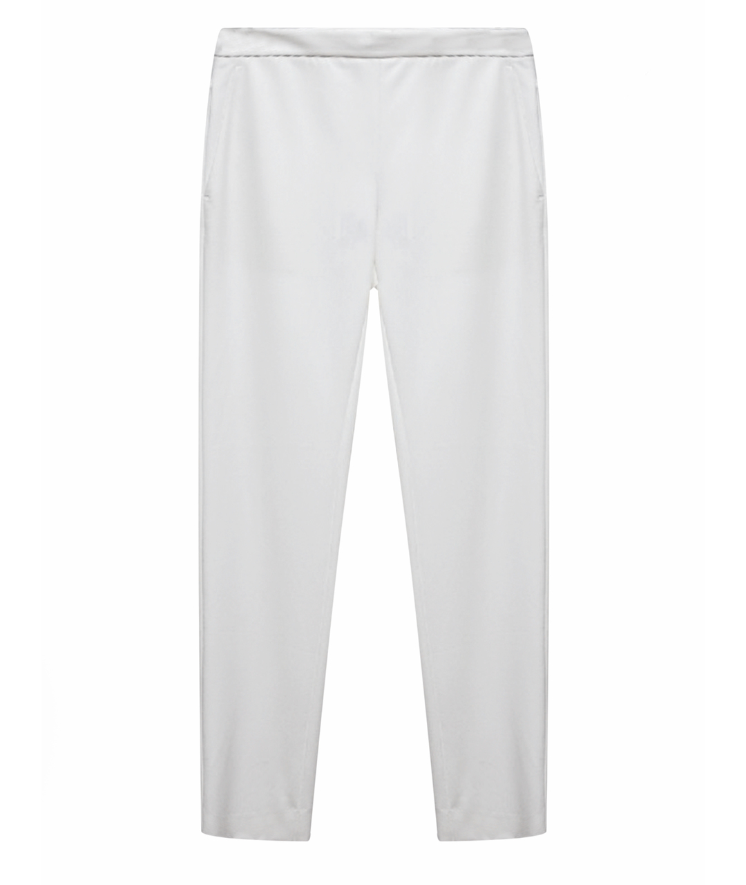 MAISON MARGIELA Белые полиэстеровые брюки узкие, фото 1