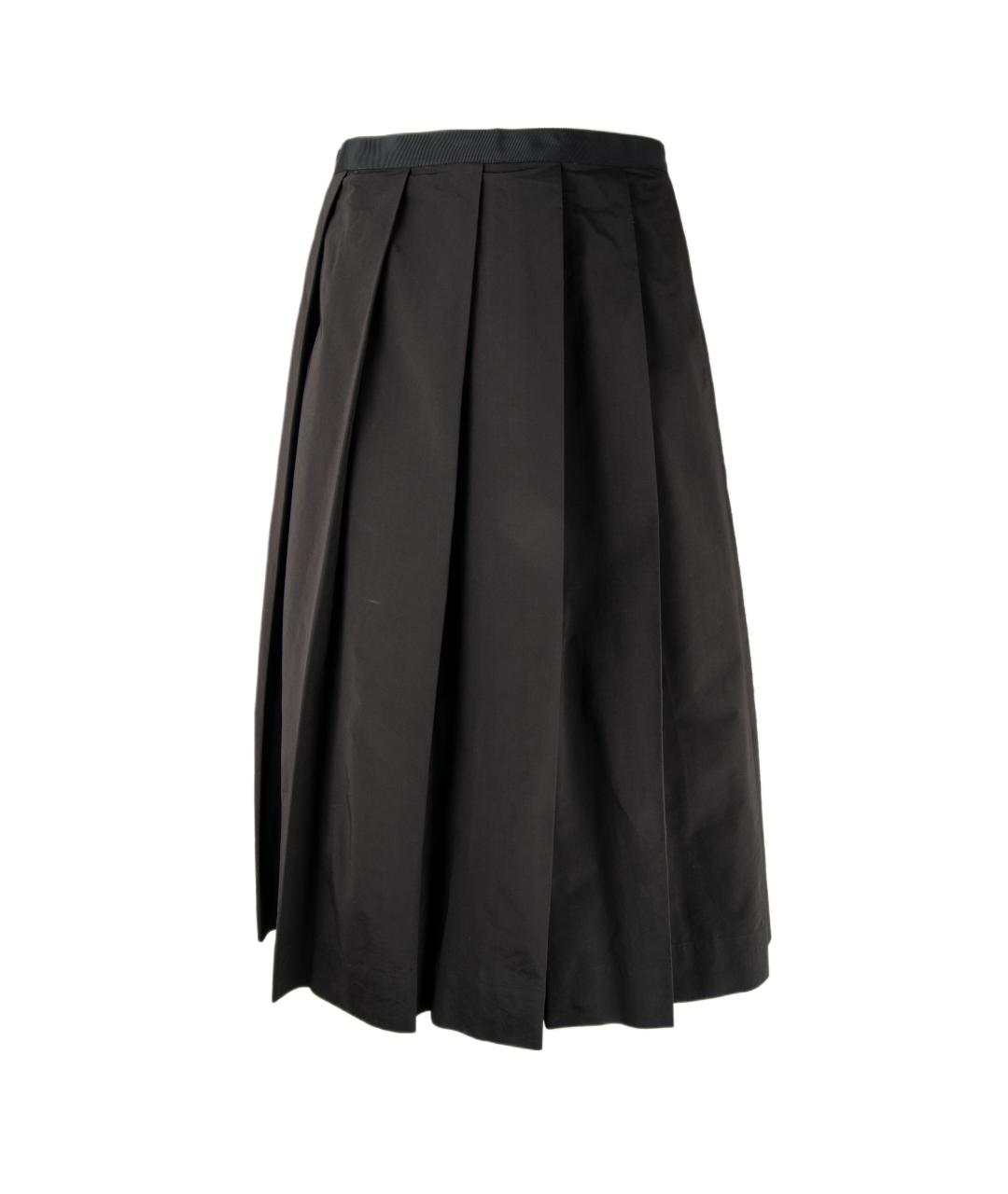 LANVIN Черная полиэстеровая юбка миди, фото 1