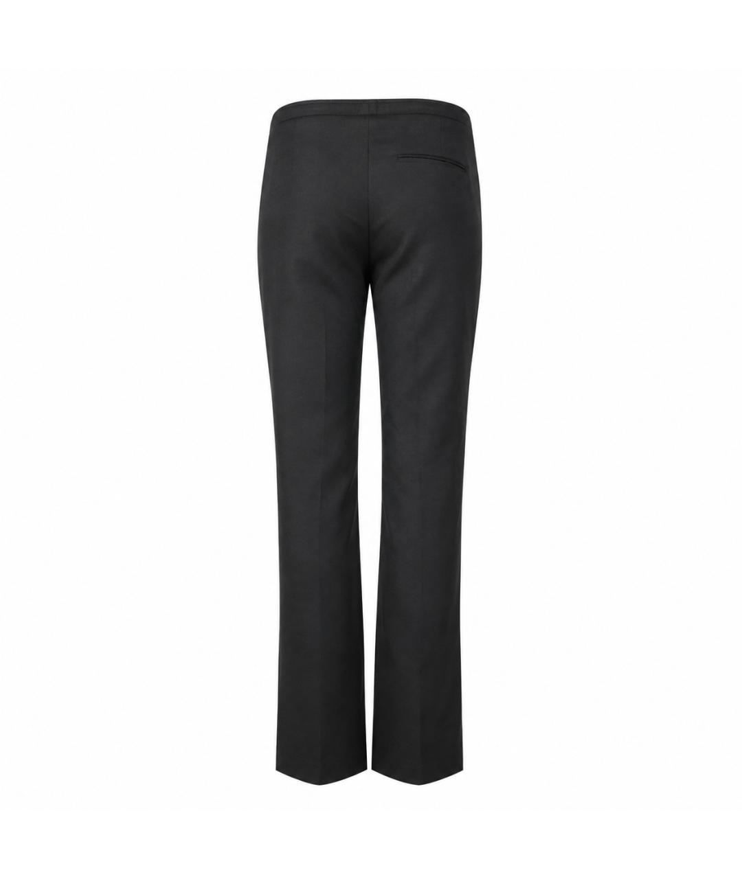 LANVIN Черные шелковые брюки узкие, фото 3