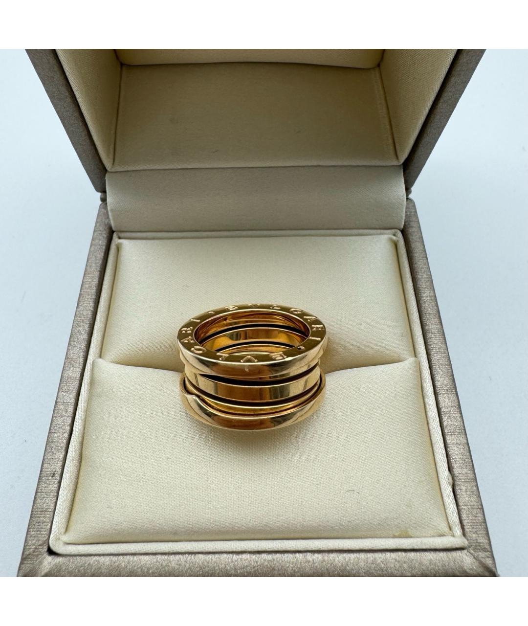 BVLGARI Желтое кольцо из розового золота, фото 3