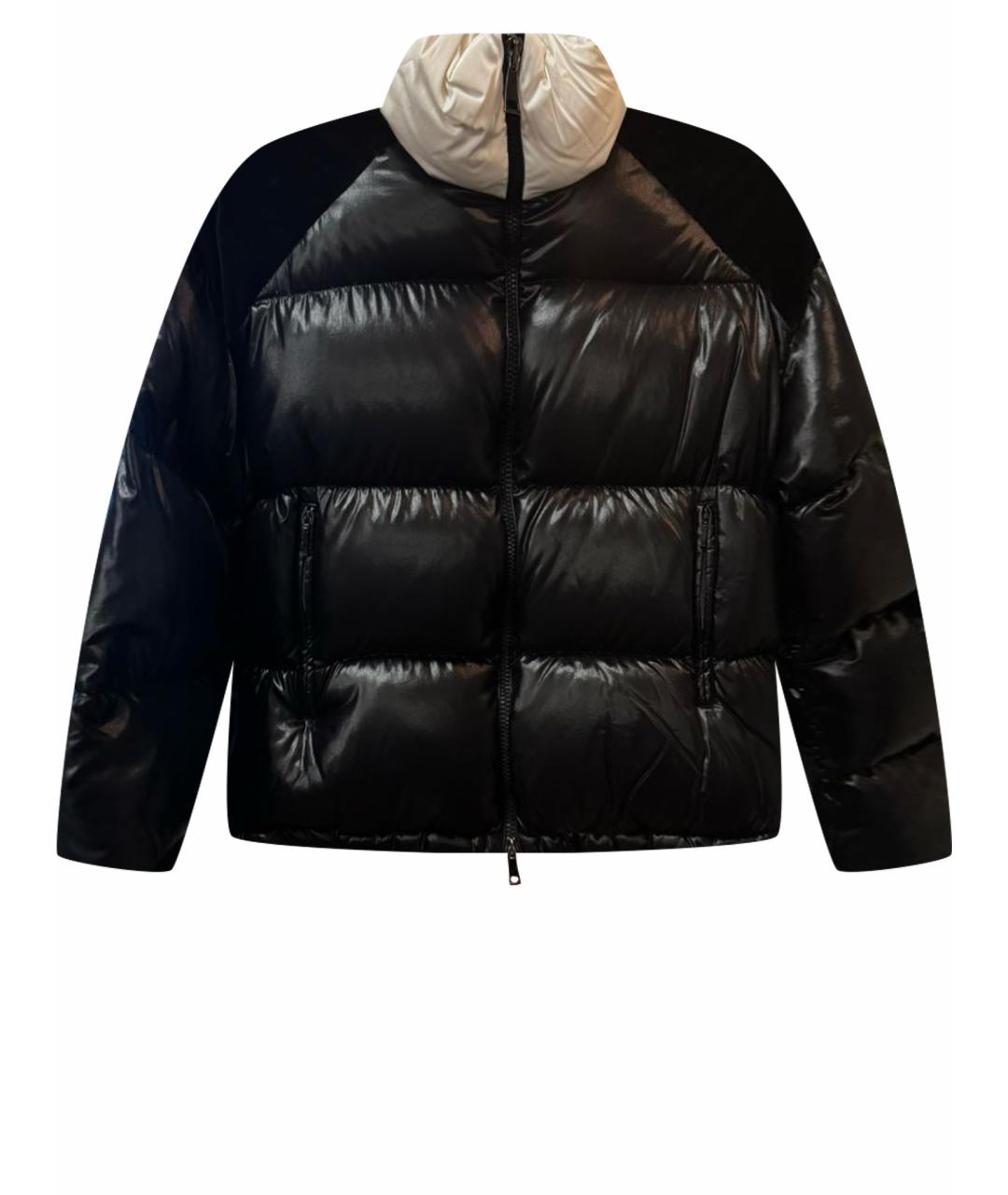 MONCLER Черный пуховик, фото 1