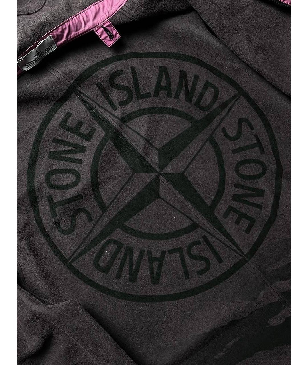 STONE ISLAND Розовая полиамидовая парка, фото 3