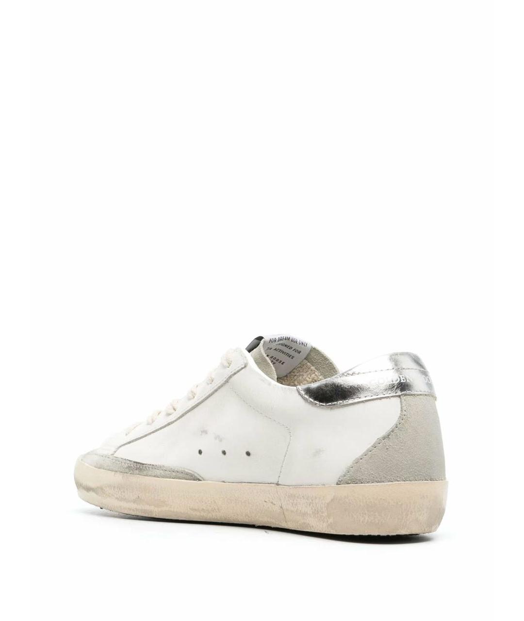 GOLDEN GOOSE DELUXE BRAND Белые кожаные кеды, фото 2