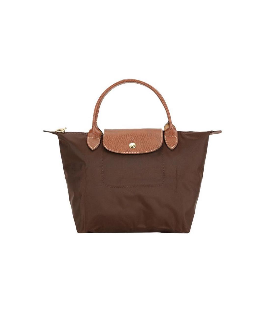 LONGCHAMP Коричневая сумка тоут, фото 1