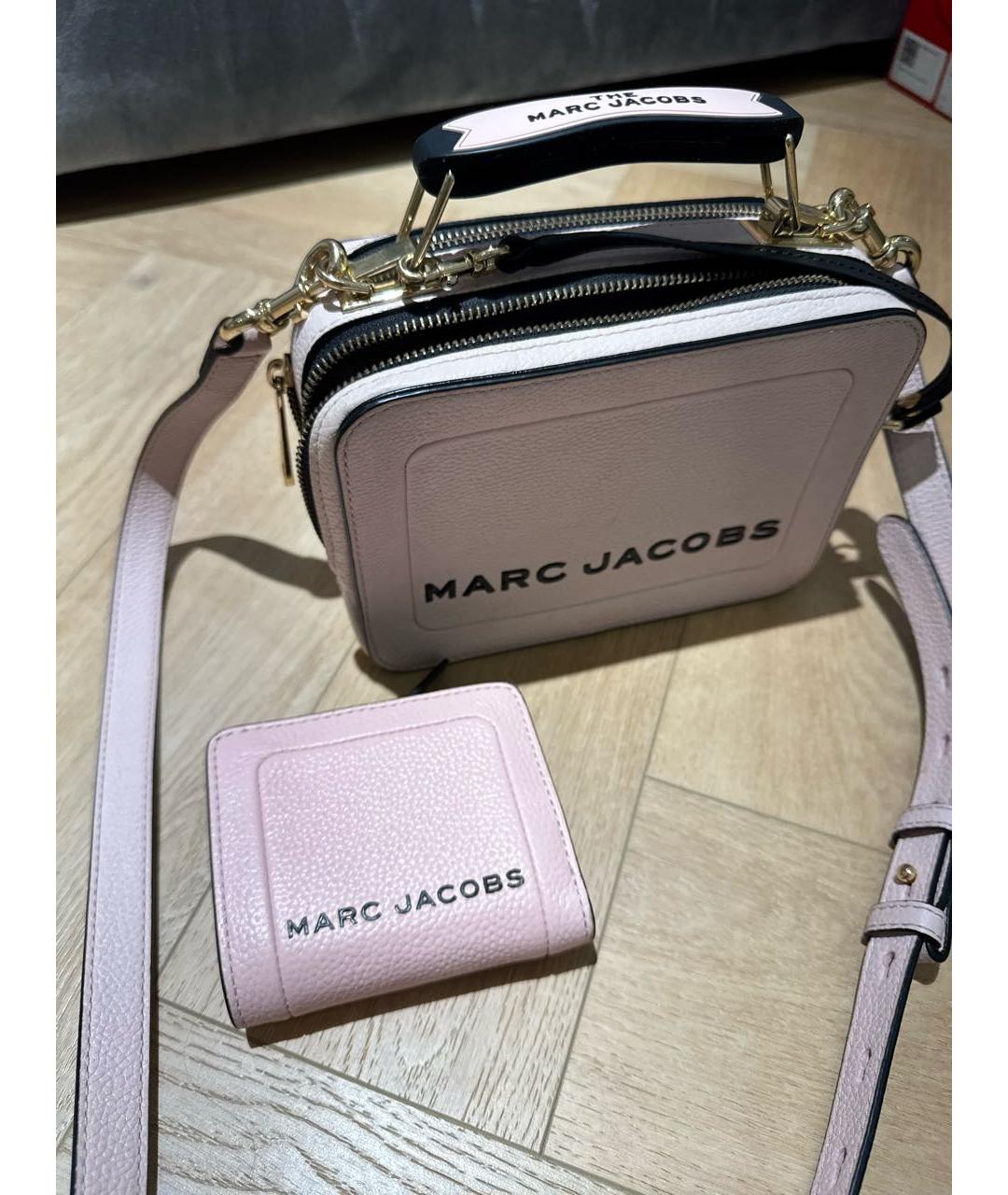 MARC JACOBS Коралловая кожаная сумка через плечо, фото 5