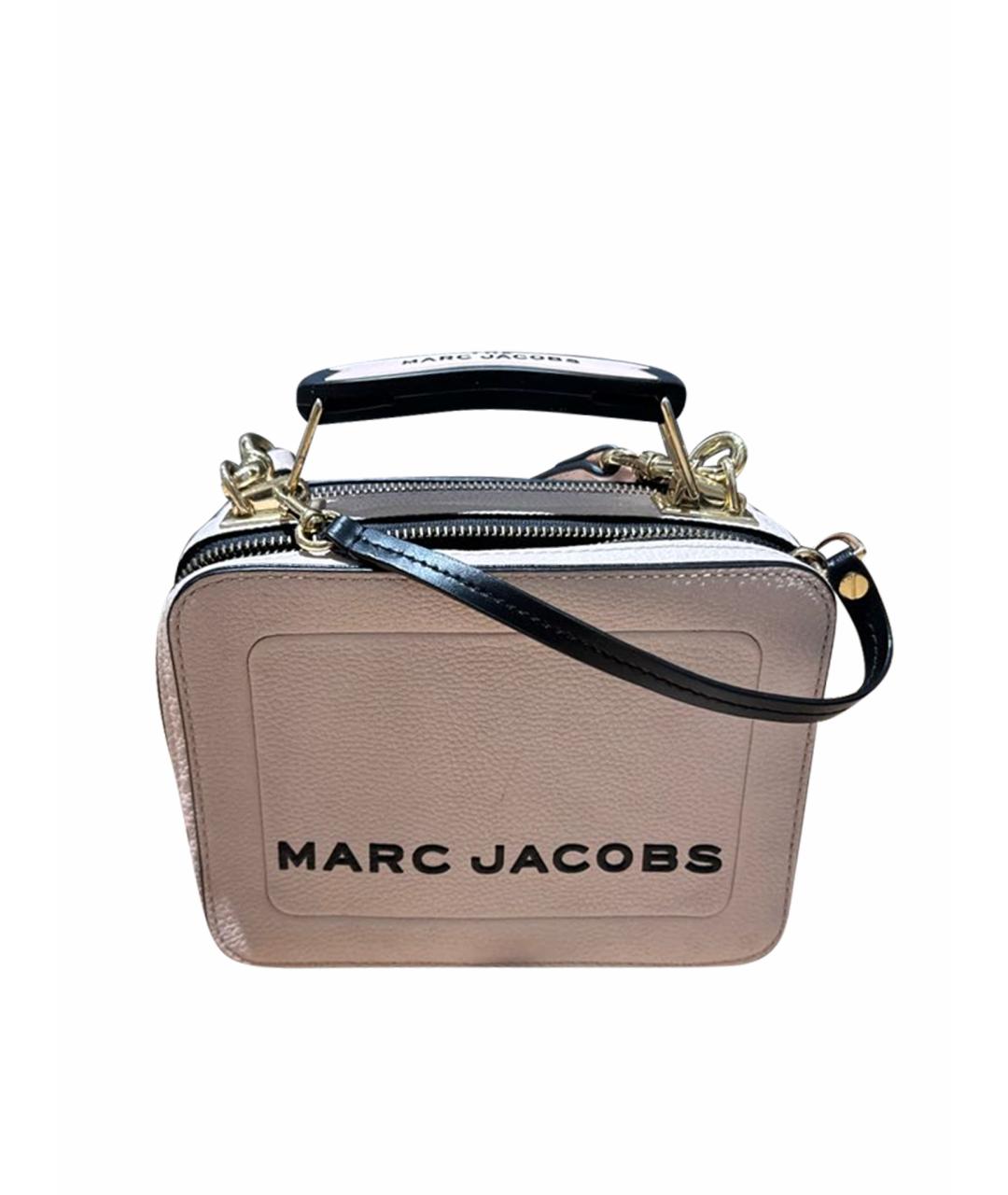 MARC JACOBS Коралловая кожаная сумка через плечо, фото 1