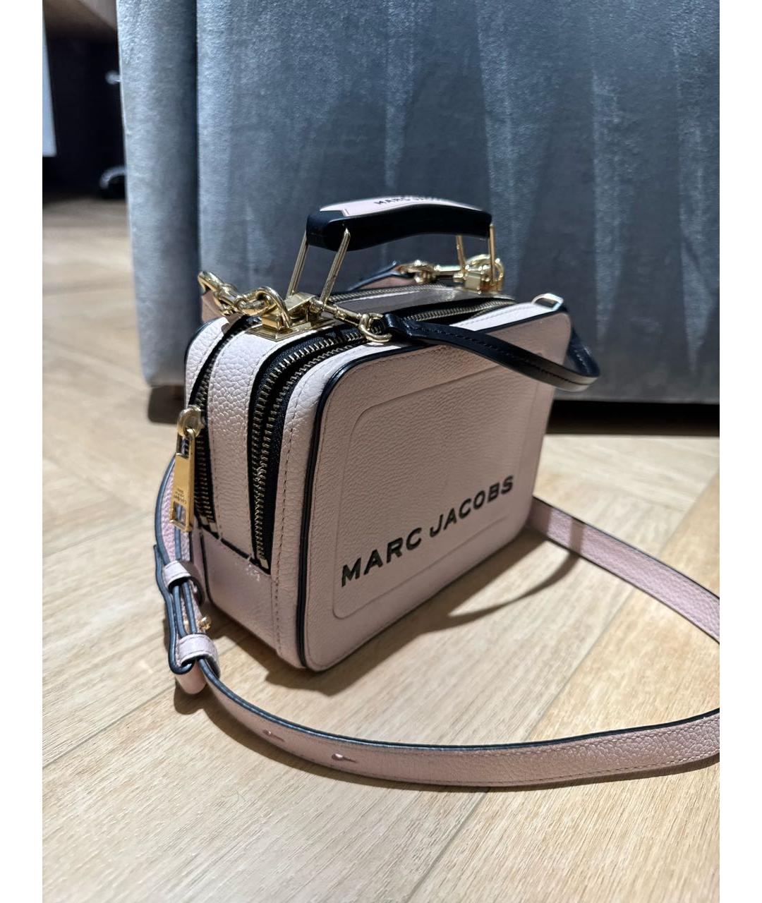 MARC JACOBS Коралловая кожаная сумка через плечо, фото 2