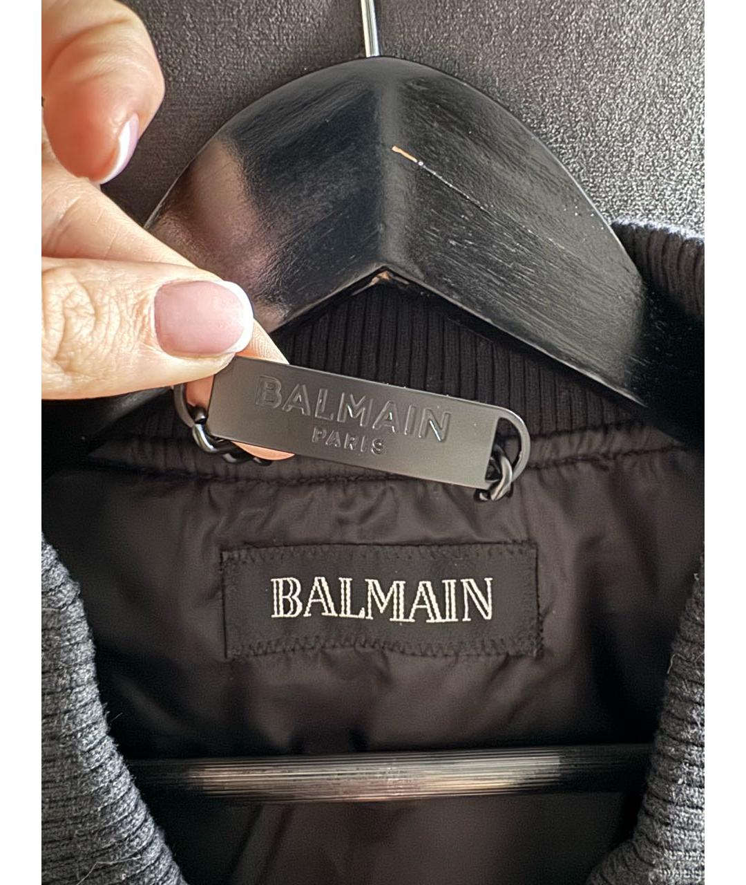 BALMAIN Черная куртка, фото 3