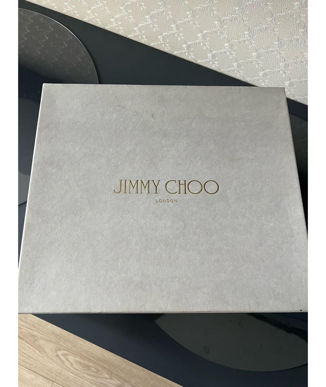 JIMMY CHOO Белые кожаные туфли, фото 8