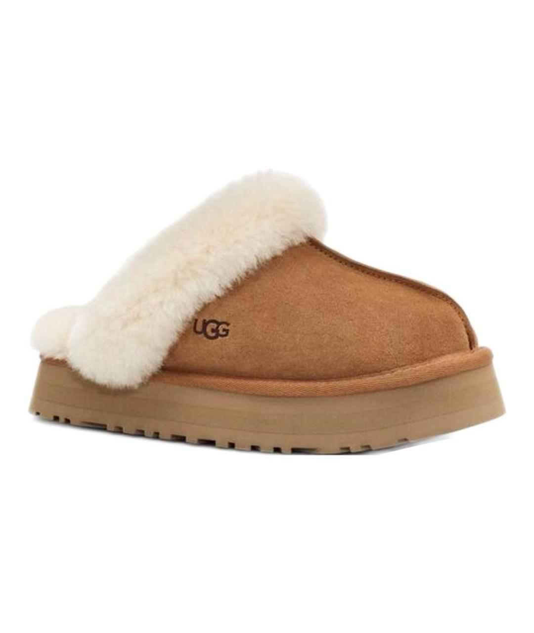 UGG AUSTRALIA Коричневые замшевые мюли, фото 2