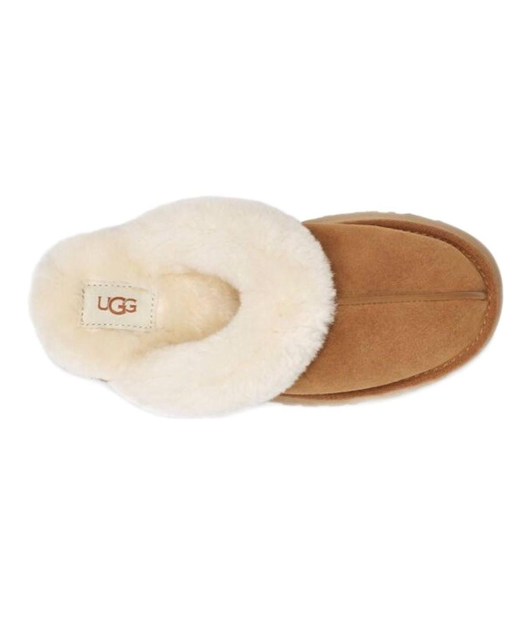 UGG AUSTRALIA Коричневые замшевые мюли, фото 3