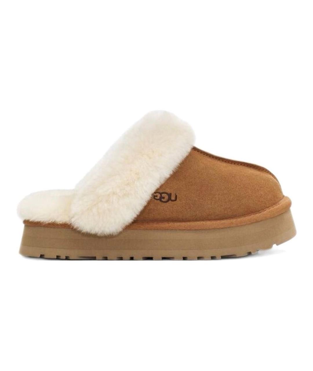 UGG AUSTRALIA Коричневые замшевые мюли, фото 1