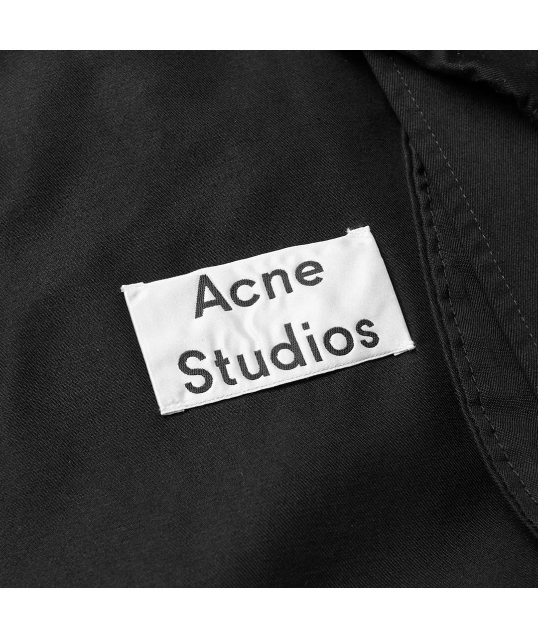 ACNE STUDIOS Черная хлопковая куртка, фото 3