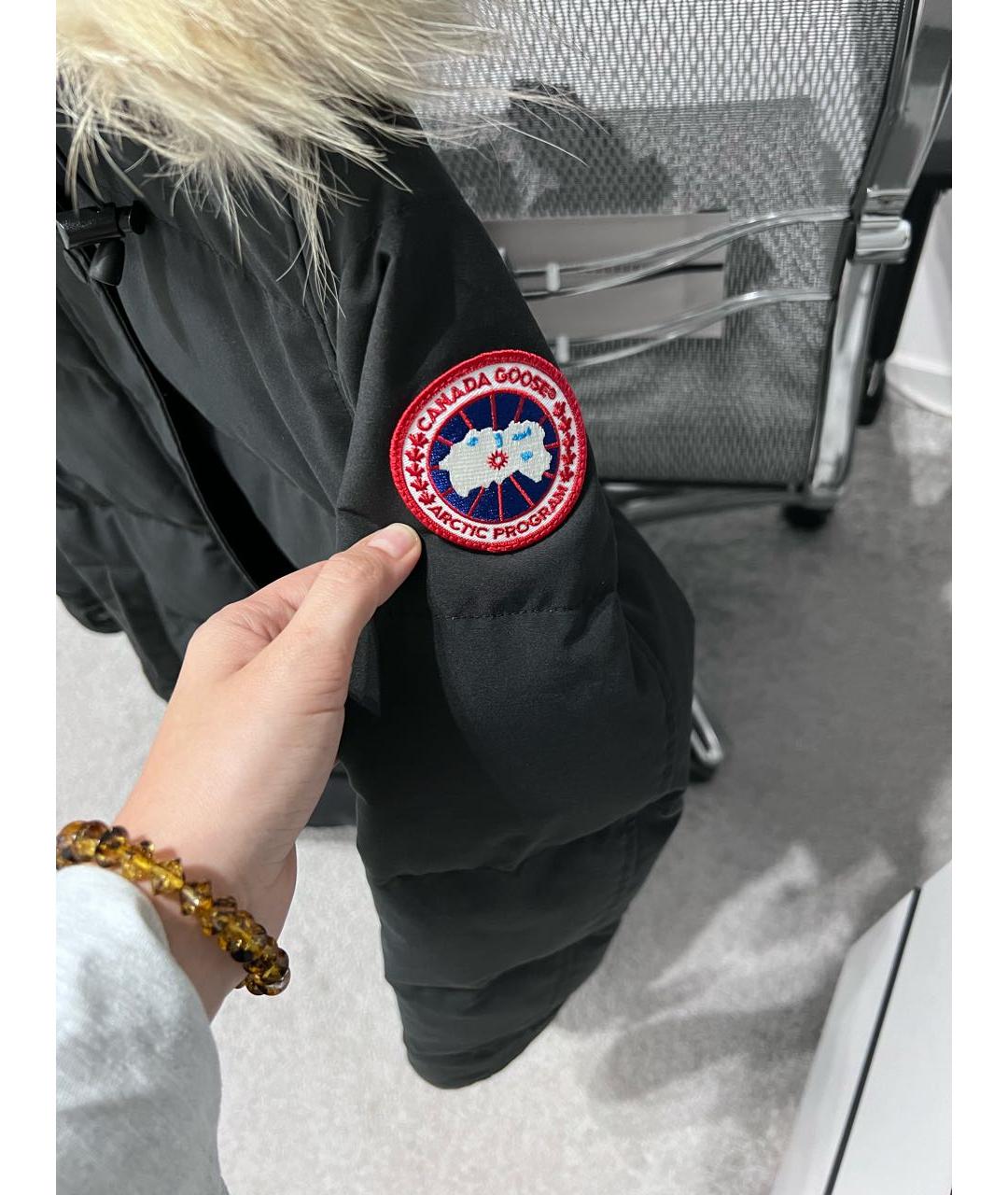 CANADA GOOSE Черная парка, фото 4