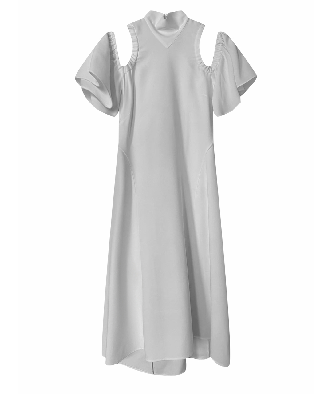 ELLERY Белое ацетатное повседневное платье, фото 1