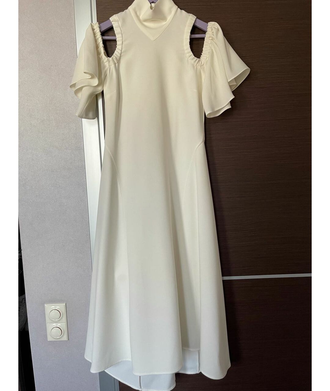 ELLERY Белое ацетатное повседневное платье, фото 8
