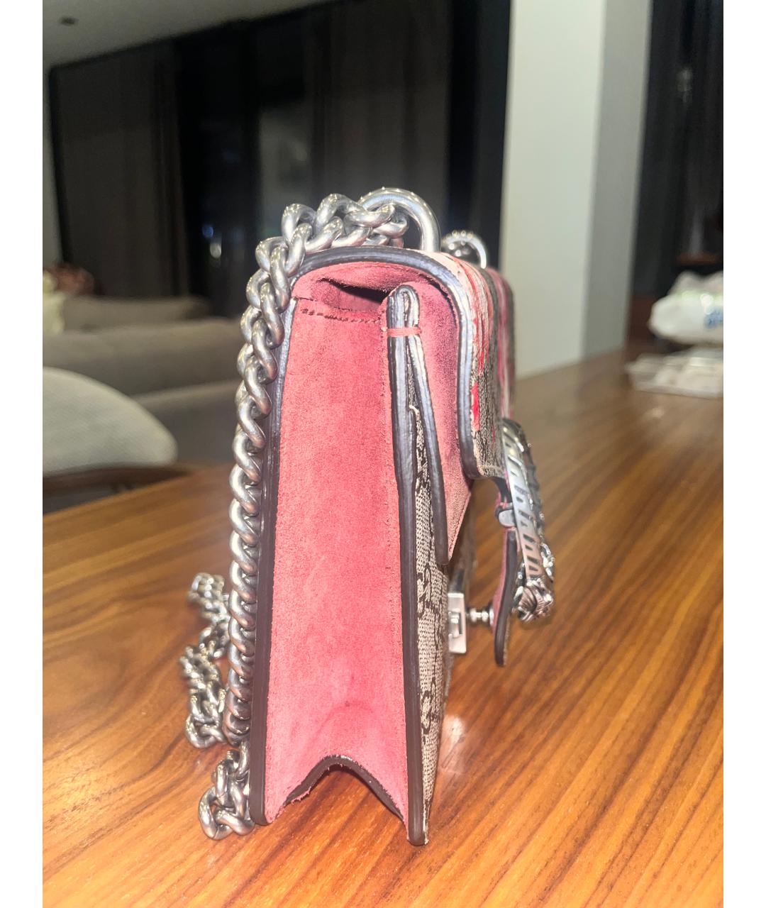 GUCCI Серая сумка через плечо, фото 2