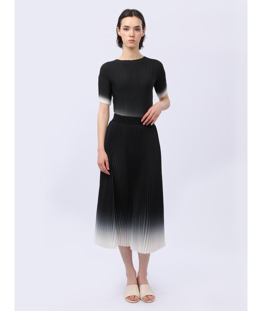 HERNO Мульти полиэстеровая юбка миди, фото 2