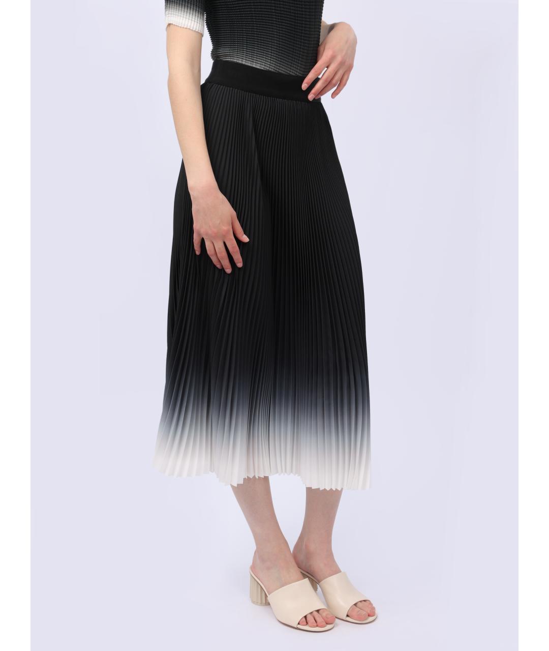 HERNO Мульти полиэстеровая юбка миди, фото 4