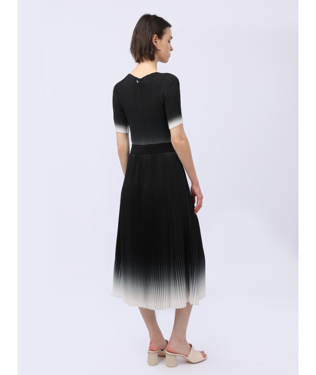 HERNO Мульти полиэстеровая юбка миди, фото 6