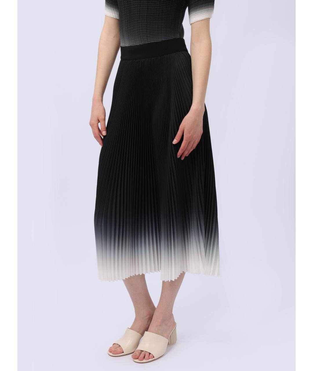 HERNO Мульти полиэстеровая юбка миди, фото 3