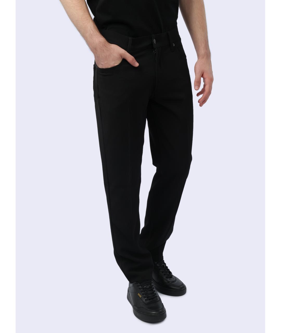 EMPORIO ARMANI Черные прямые джинсы, фото 4