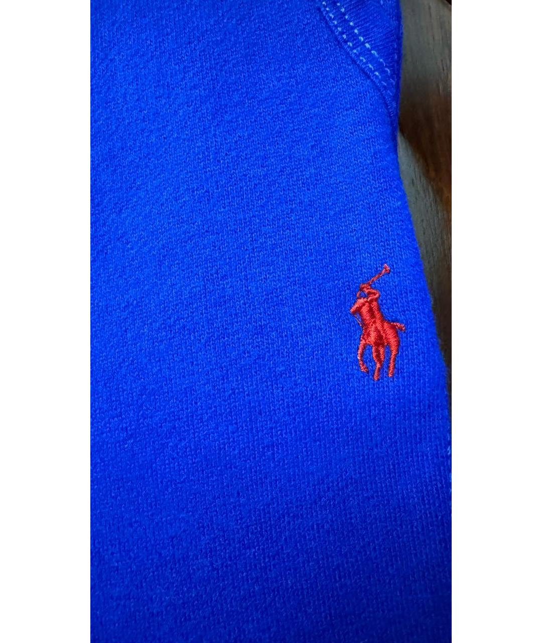 POLO RALPH LAUREN Синие хлопковые брюки и шорты, фото 3