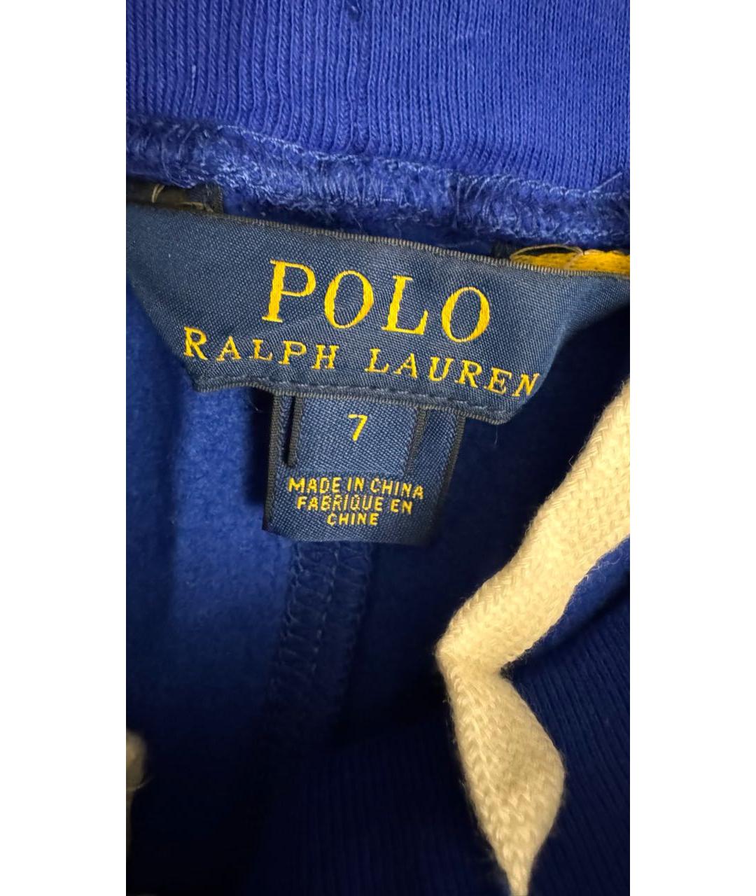 POLO RALPH LAUREN Синие хлопковые брюки и шорты, фото 6