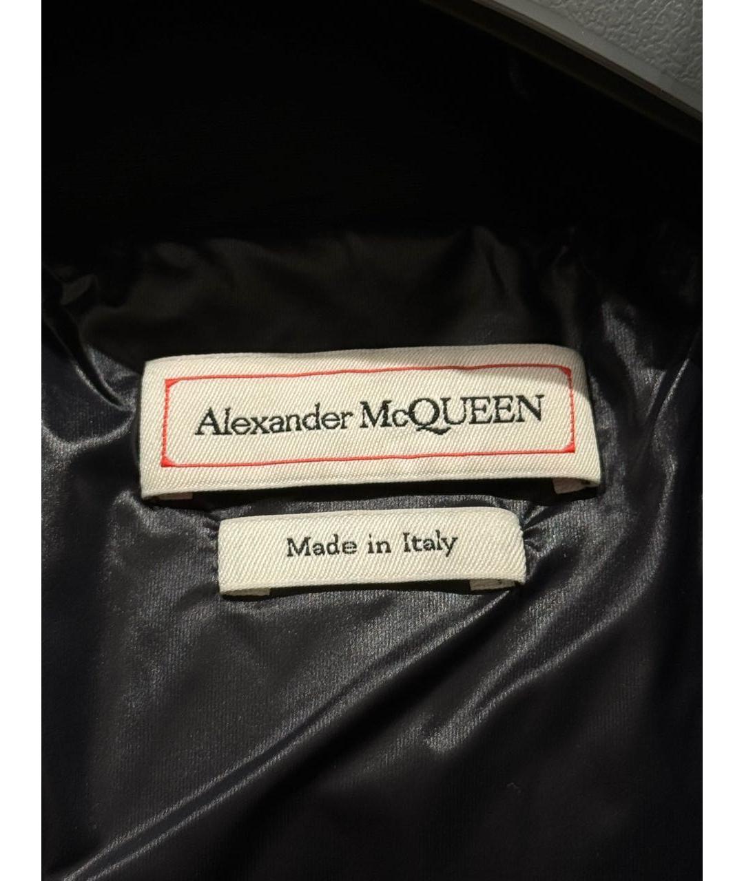 ALEXANDER MCQUEEN Черный пуховик, фото 3