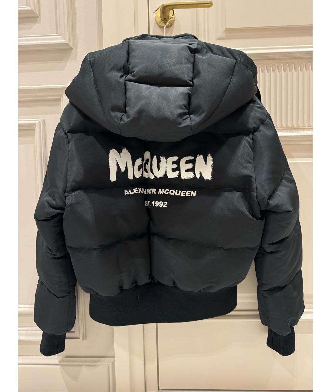 ALEXANDER MCQUEEN Черный пуховик, фото 2