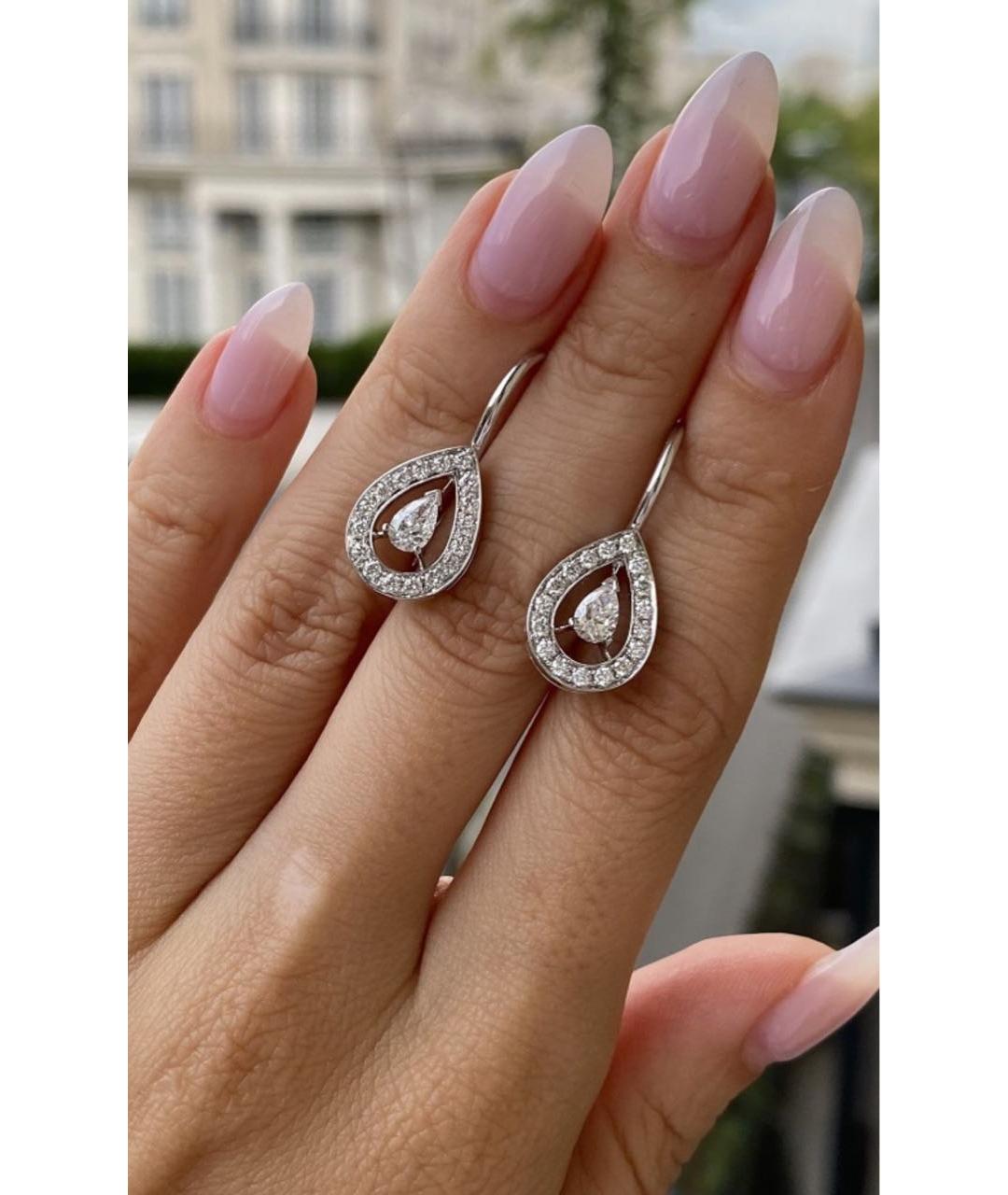 BOUCHERON Серебряные серьги из белого золота, фото 2