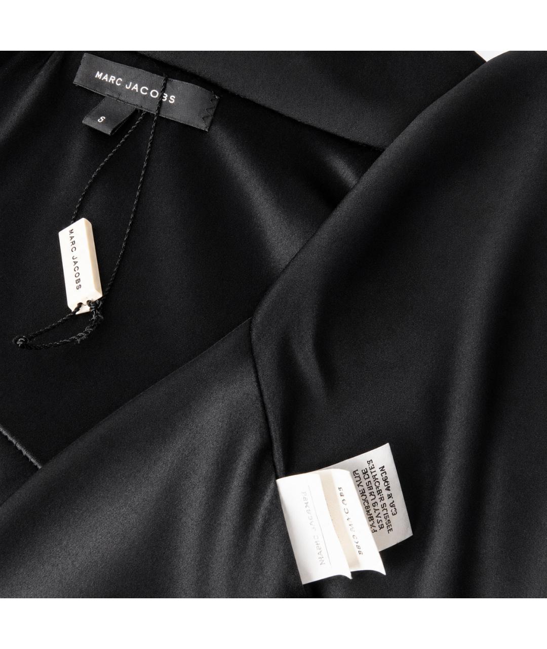 MARC JACOBS Черное шелковое вечернее платье, фото 4