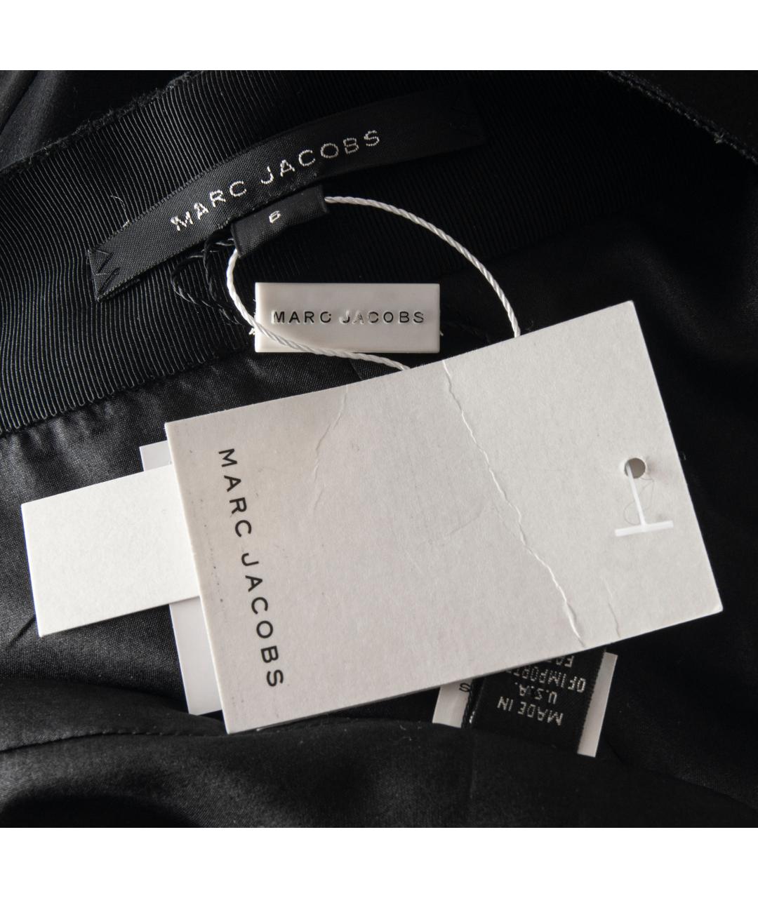 MARC JACOBS Черные шелковые брюки широкие, фото 5
