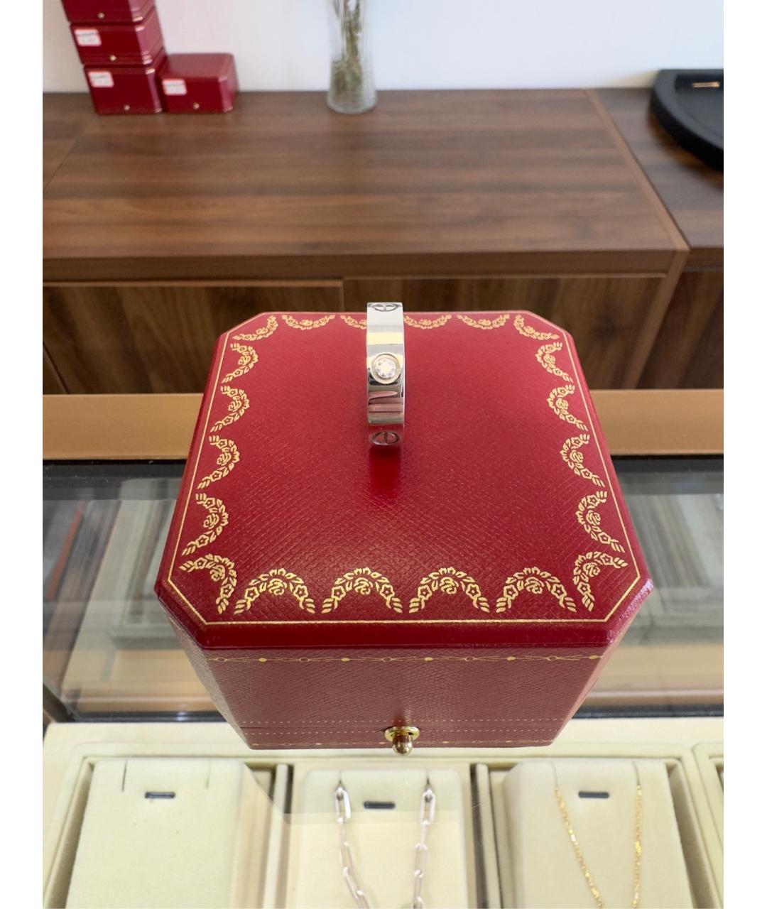 CARTIER Серебряное кольцо из белого золота, фото 4