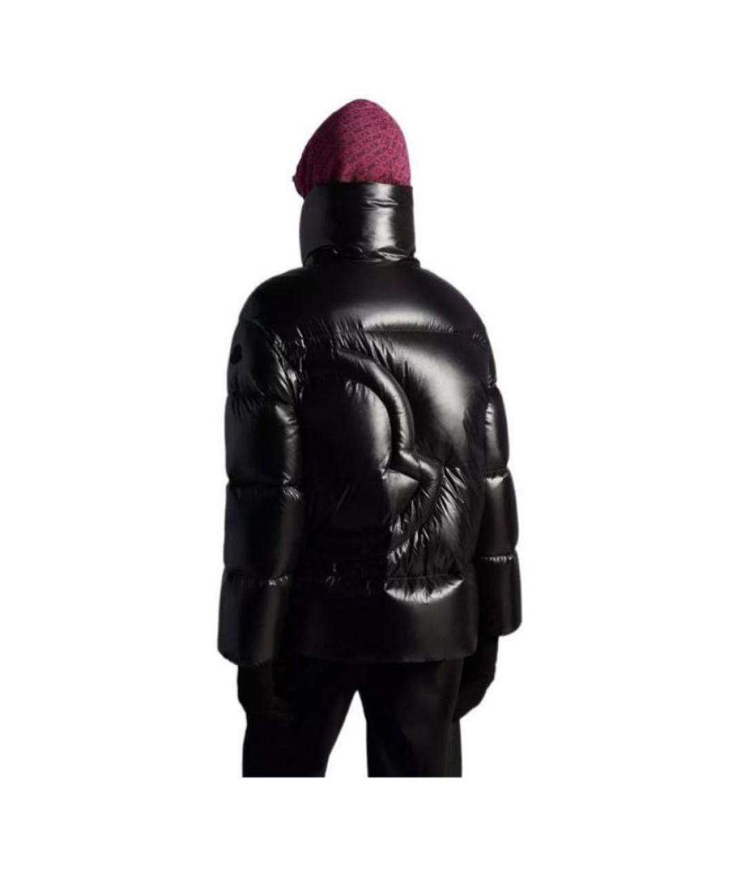 MONCLER Черный пуховик, фото 4