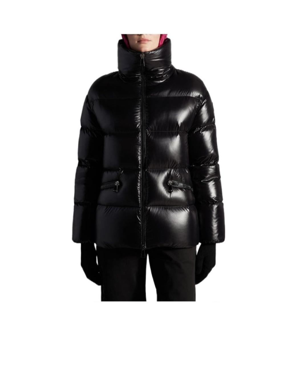 MONCLER Черный пуховик, фото 3