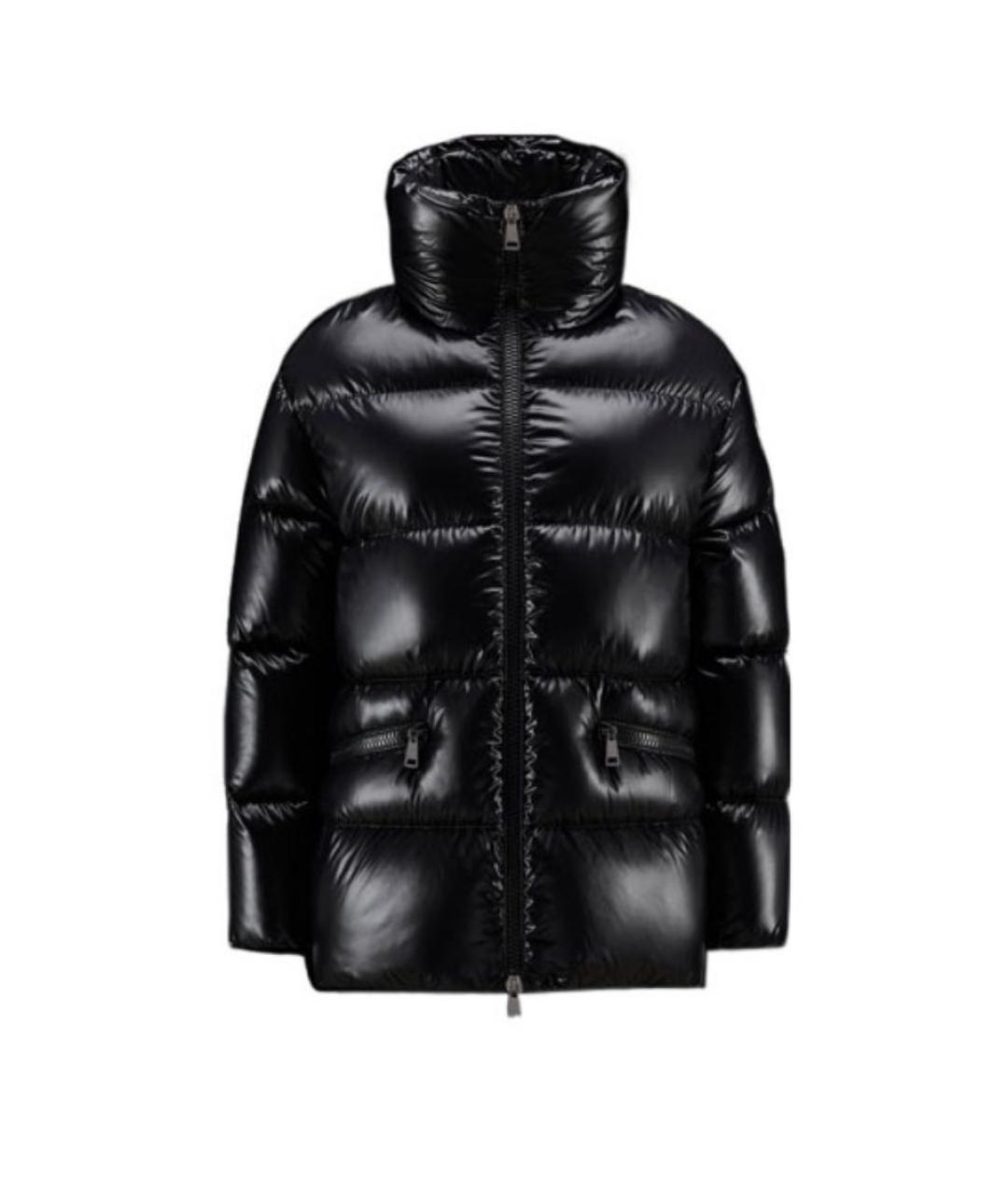 MONCLER Черный пуховик, фото 1