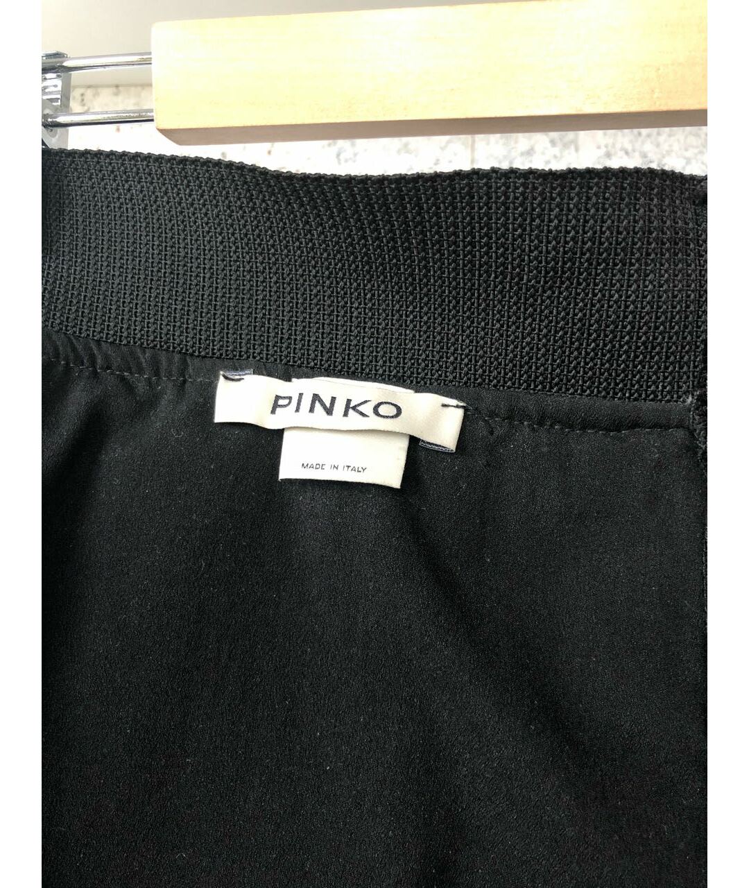 PINKO Черная хлопковая юбка миди, фото 5